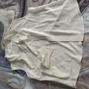 Calvin Klein tie neck soft blouse